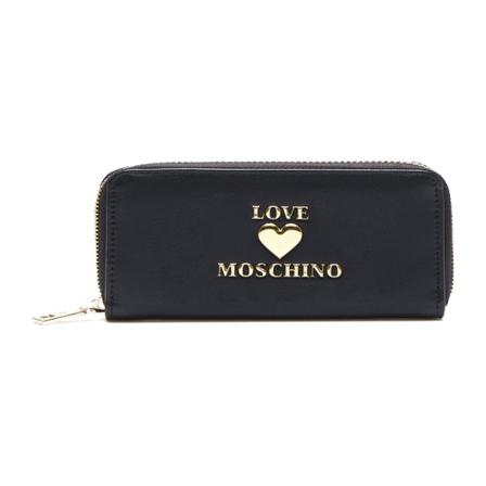 Love Moschino, Jc 5617Pp 1C Wallet Czarny, Kobieta, Rozmiar: ONE Size