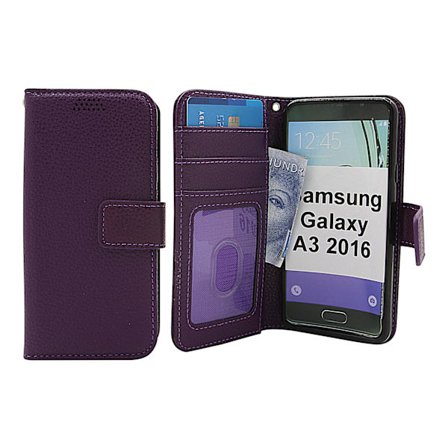 New Standcase Wallet Samsung Galaxy A3 2016