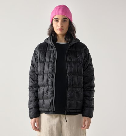 Haglöfs Hede Down Hood Women True Black - Damen - L