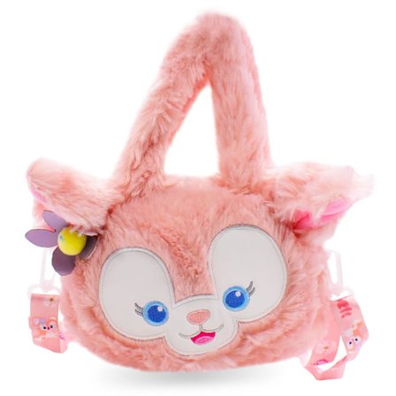 Blød plys håndtaske, pige håndtaske, Kawaii tegnebog Anime tegneserie Crossbody taske, egnet til damer, der går ud, fødselsdagsgaver, børnegaver (