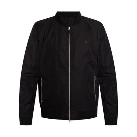 AllSaints, Bomber Jacket Zwart, Heren, Maat:2XL