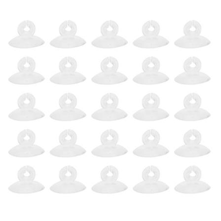25 kpl Putken Tukijalustat Akvaariolämmittimen Leikkurit Ilmaputken Imukappaleet Ilmaputken Pidikkeet Kalat Transparent 3X3X2CM