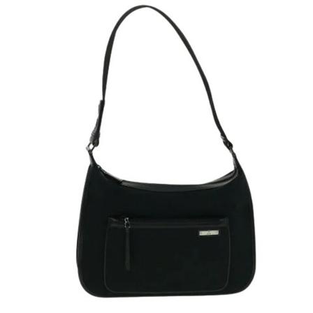Gucci Vintage, Pre-owned Shoulder Bag Zwart, Dames, Maat:ONE Size,leer