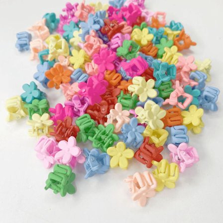 100-pakke med mini sommerfugl hårklemmer, hårklemmer små hårklemmer