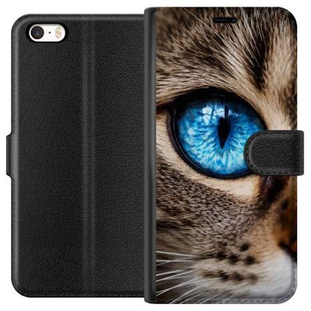 Yhteensopiva Lompakkokotelo Apple iPhone 5s Värikäs spiraaligalaksi avaruudessa tähtien, sumujen ja kosmisen valon kanssa