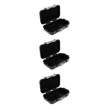 1/2/3 utomhus stötsäker överlevnad vattentät case Box Black 3Set