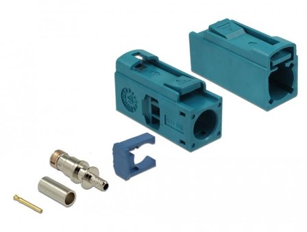 Delock FAKRA Z jack 25 mm (long) for crimping - modulinnlegg