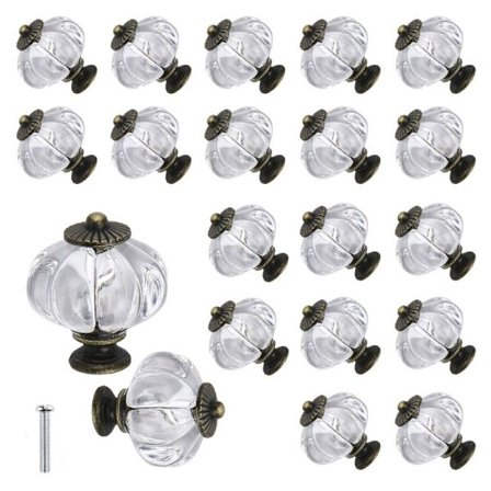 20 Stk Græskarknopper Skuffe Trækker Kommode Dørgreb