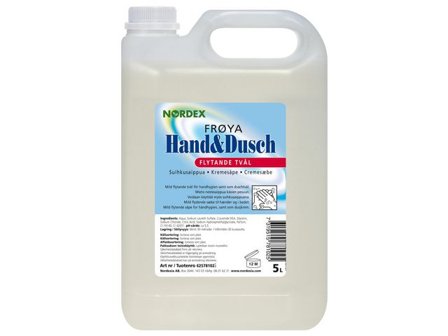 NORDEX Duschtvål Fröya 5L - Lyreco - Städ och hygien - Tvål och hygien - Duschtvål och Shampoo
