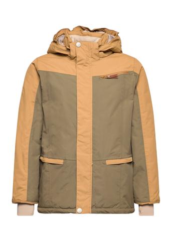 Vestyn Winter Jacket Col. Block. Grs Outerwear Jackets & Coats Winter Jackets Multi/mønstret Mini A Ture*Betinget Tilbud