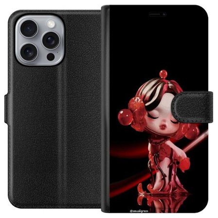 Kompatibelt Plånboksfodral till Apple Apple iPhone 16 Pro Max Panda Vinyl Figur Kawaii Samlarfigur