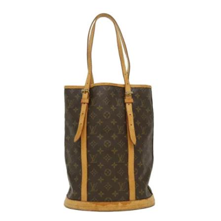 Louis Vuitton Vintage, Pre-owned Bucket Bag Bruin, Heren, Maat:ONE Size,leer