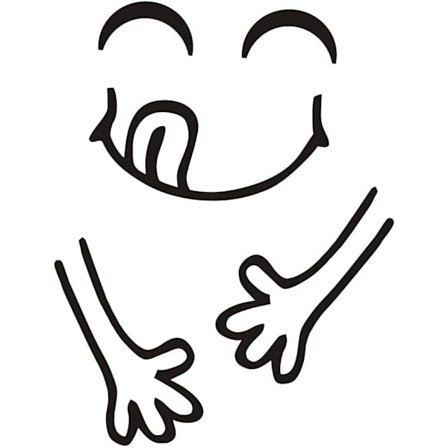 Køleskab Sød Dekoration Glad Lækker Ansigt Køleskab Dekoration Spisestue Vægklistermærker Køkken Vægklistermærke DIY Hjem Indretning Væg