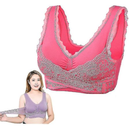 Tourmaline Shaping Trådlös Silkeslen BH, Lymfvitets avgiftning och Formande Kraftfull lyftande BH för kvinnor