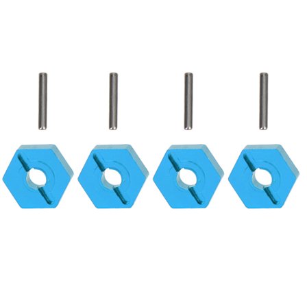 4 kpl Alumiiniseosvanteet Hex-kiinnitys LC 1/14 Monster Truck -päivitystarvikkeeksi