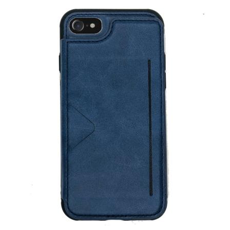 Elegant Skal Med Kortfack - Iphone 8 Mörkblå