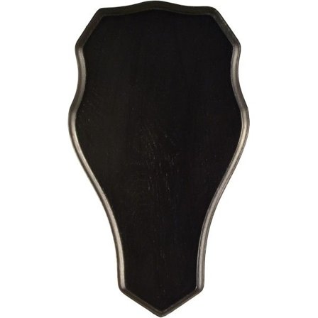 Grey Oak Troféskjold Kronhjort, Mørk Eik 48x25 cm