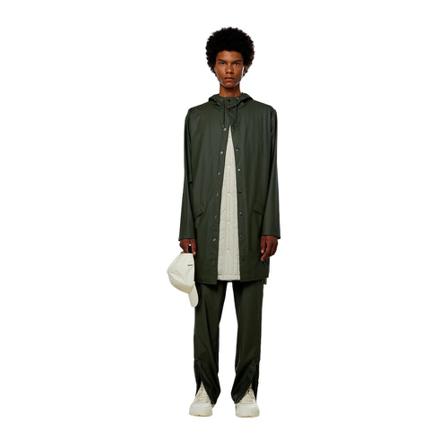 Rains Parkas , Groen , Heren , Maat: XL