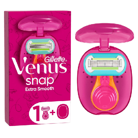 Venus Venus Extra Smooth Snap rakhyvel Hårborttagning Dam 1ST