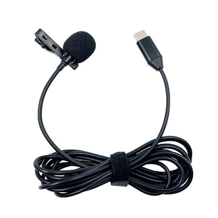 Mini USB C Reversmikrofon Type C Clip On Mikrofon Omnidireksjonell USB C Mikrofon Forbedret Lydkvalitet for Innholdsproduksjon
