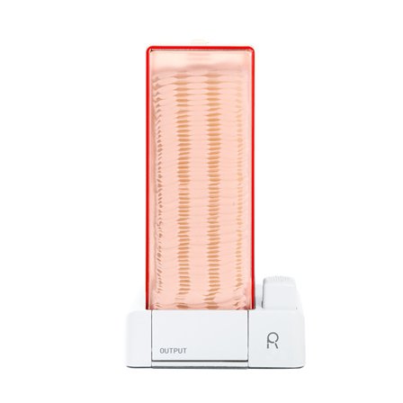 1 st automatisk bomullsrondelldispenser, fyrkantig press ut kosmetisk bomullsrondell