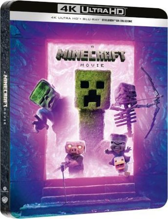 Film Minecraft (Un) Steelbook 4 'Portal' (4K Ultra Hd + Blu-Ray)