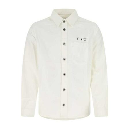 Off White, Casual Shirts Wit, Heren, Maat:L