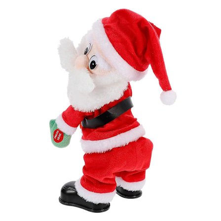 Elektrisk Twerkande Jultomteleksak Kompatibel med Barnkalasdekorationer Över Jul Assorterad Färg 1 st