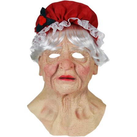 Huvudbonad Mask Party Latex Dag Jul Halloween Uppträdande Tomtemask Mask Latex Halloween Mask