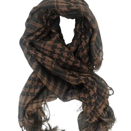 Palestinasjal Keffiyeh - Brun och svart - scarf