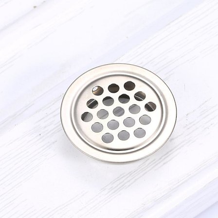 8 st Silver Round Rostfritt Stål Ventilationsgaller Rostfritt Stål Ventilationsgaller Rund Rostfritt Stål Ventilationsgaller 10 st Svart Venti