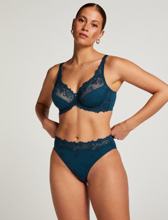 Hunkemöller Diva Hl Rio H - Blue - XS
