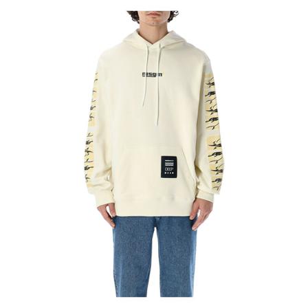 Msgm, Hoodie Beige, Heren, Maat:S