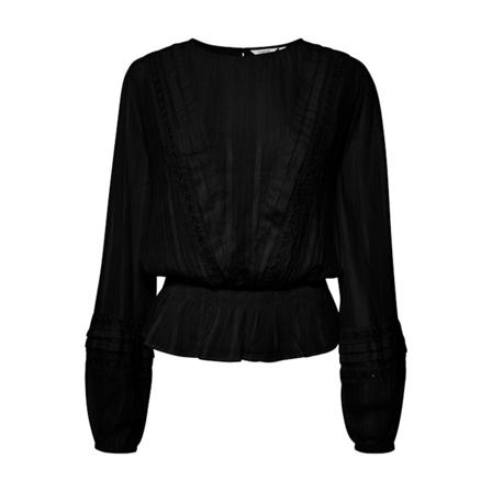 b.young Byfalia Lace Bluse - Sort, Dame