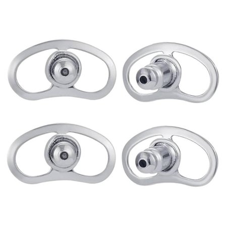 Sæt med 4 Ørering Stabilisatorer Diskrete Øreringe Støtte Patches Øreringe Løftere til Hængende Ører Ørestikker Stoppere