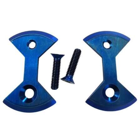 2 stk. Speedplay Udskiftningsbeskyttelsesplader i Titanlegering til Pedal Lås til Mountainbike