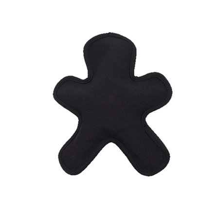 Interaktivt sort tyg Oxford stof hundelegetøj med pivelyd og bidefunktion - Ideel til leg og tandpleje