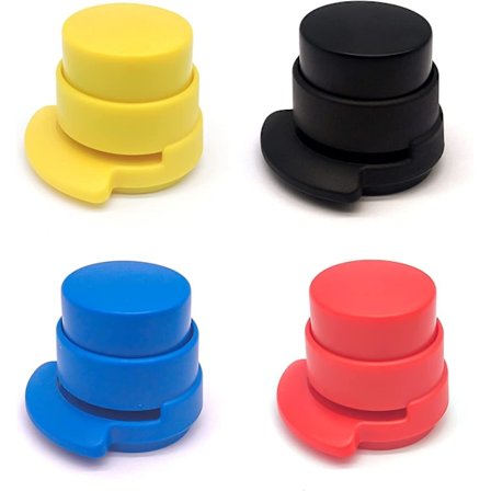 4-pack pappershäftapparat utan häftklamrar - stock