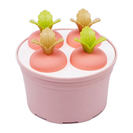 4/6-kennoiset jäätelömuotit Jäämuotti Käsintehdyt jälkiruokajäätelöpuikkomuotit Pakastin Hedelmäjääpalakone Uudelleenkäytettävä jäätelölle