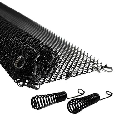 Öppen spis Net Screen Gardin - 2st, 24x18in/61x45,7cm, Förhindrar gnistskador, Rostbeständig, Elegant Design