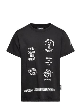 Stsortega T-Shirt S/S Black Sometime Soon