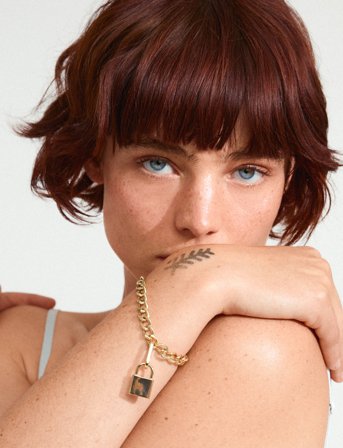 Pilgrim Charm Locket Pendant Gold-Plated - Gold - ONE SIZE