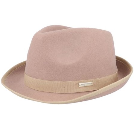 Seeberger - Beige trilby Hatt - Felt Beige Trilby @ Hatstore