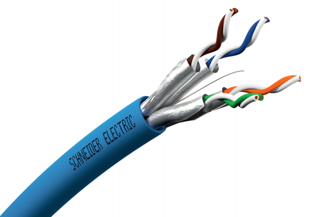 Schneider Electric VDICD626228 Datakabel 6 U/FTP 2X4P DCA 500 m, Stikkontakter & kabler