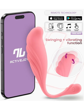 Vibrating Egg With Waving & App - Sexleker Vuxen: Vibrator, dildo & massajestaver