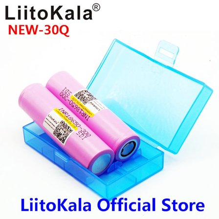 LiitoKala 100 % original Ny til INR 18650 batteri 3,7V 3000mAh INR18650 30Q li-ion genopladelige batterier