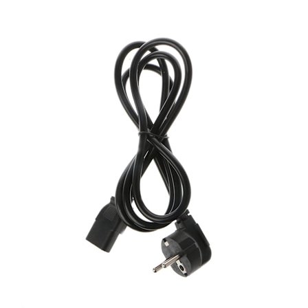 1,5 m C13 IEC 320 Europeisk Kettle 2-Pin AC Rund EU-Kontakt Strömkabel