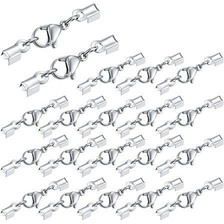 Hummerin kynsikiinnike, kynsikiinnikkeet narukärjellä, kiinnitin rannekoruihin, kaulakoruihin, korvakoruihin, korujen valmistukseen - 20 kpl