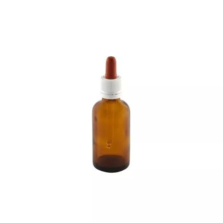 Flacone Vetro 100 ml + Contagocce a Sigillo 10 Pezzi