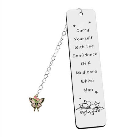 Bogtilbehør i rustfrit stål - søde og sjove bogmærker, der passer til både mænd og kvinder.